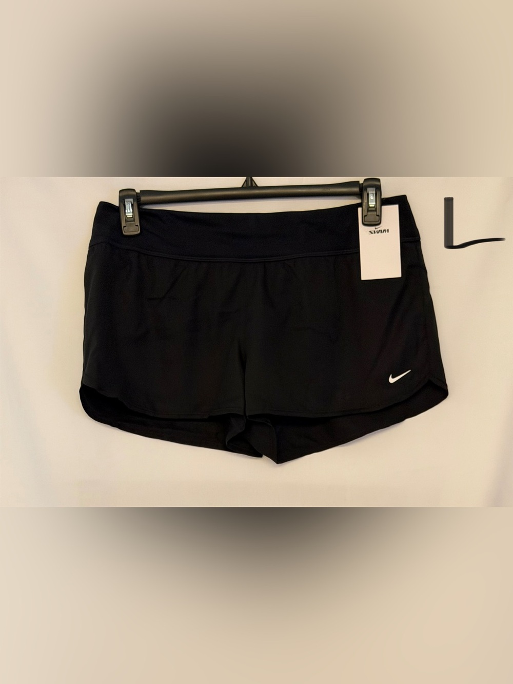 Nike Black Women's Swim Skort with Built-in Liner